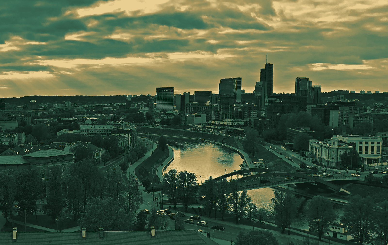 Vilnius skyline